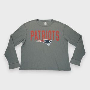 NFL Team Apparel‎ Patriots NFL Football Team Waffle Knit  Shirt Men's Size Large